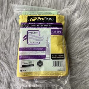 ProTeam 103483 Intercept Micro Filter Bags with 3.25-Quart Capacity, 10-Pack